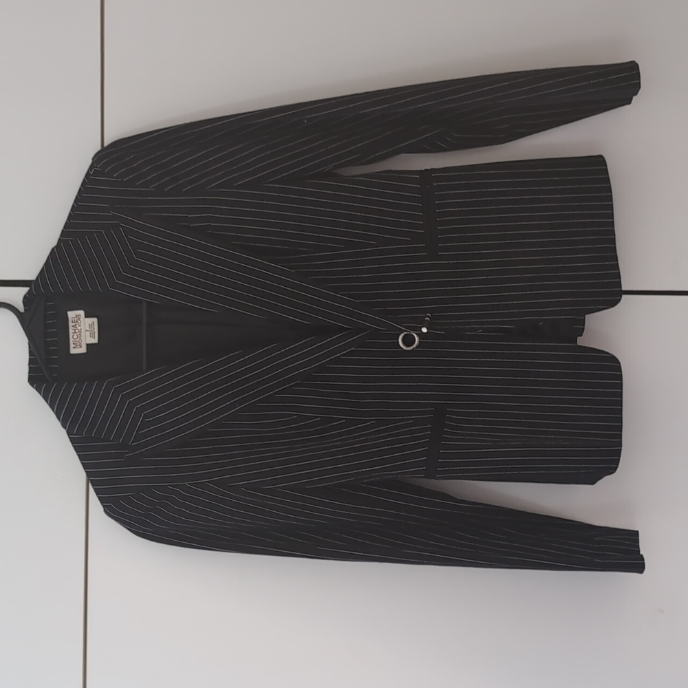 Michael Kors Pinstripe Blazer Jacket Suit - size 2